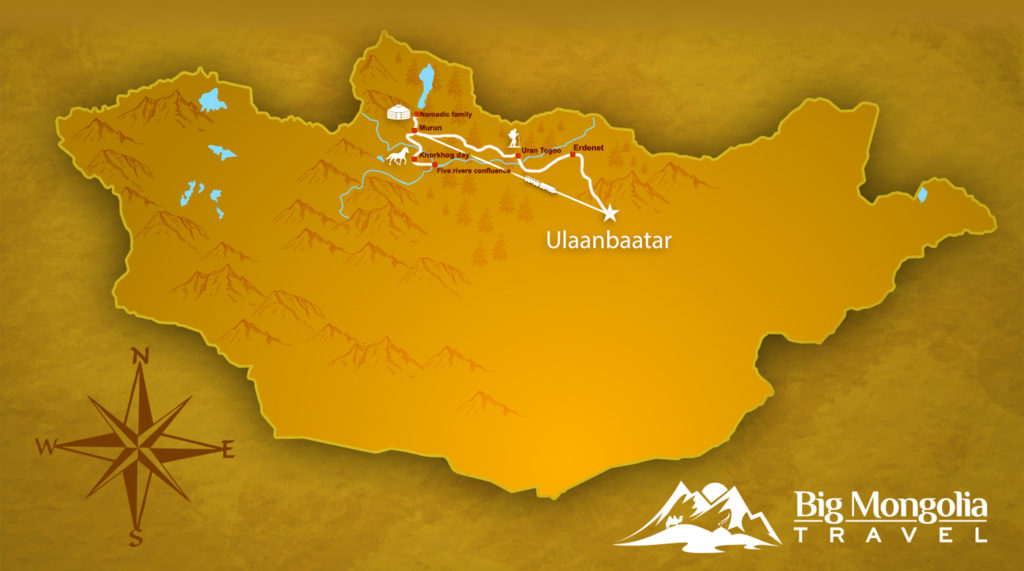 Naadam Festival Map