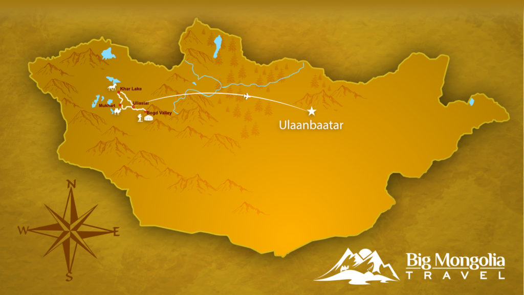 Offroad Mongolia Map